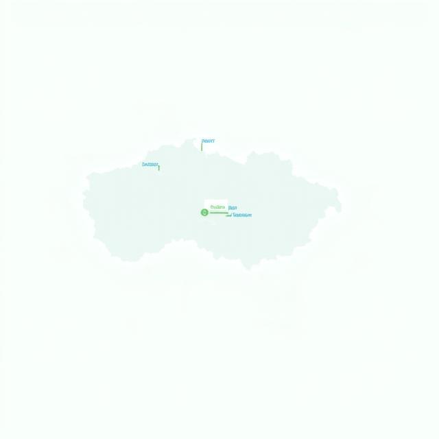 Mapa dálnic v České republice